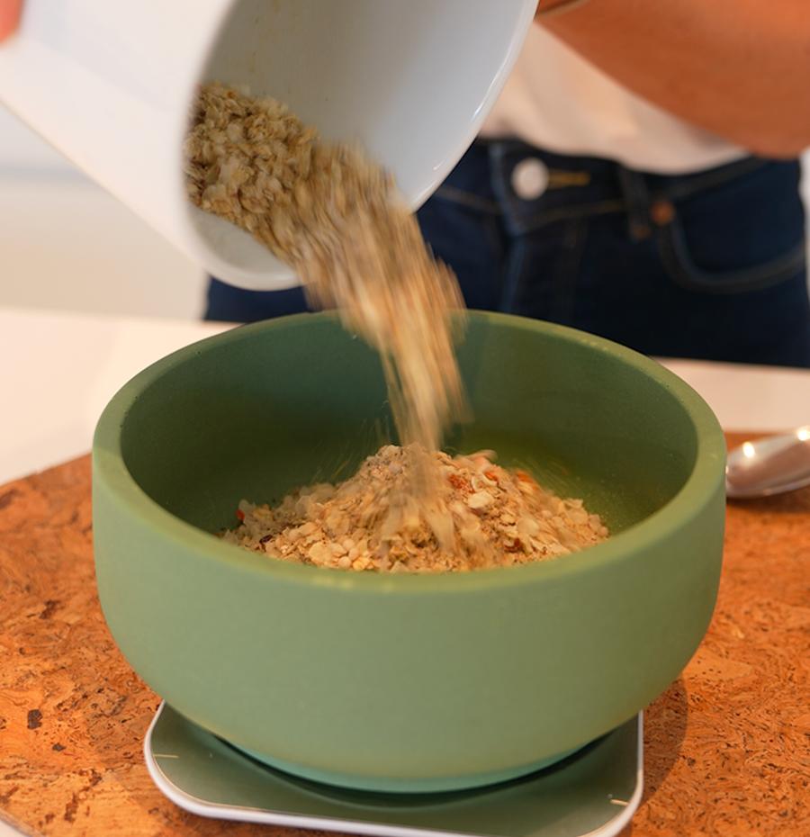 Les ingrédients du muesli Sanalio