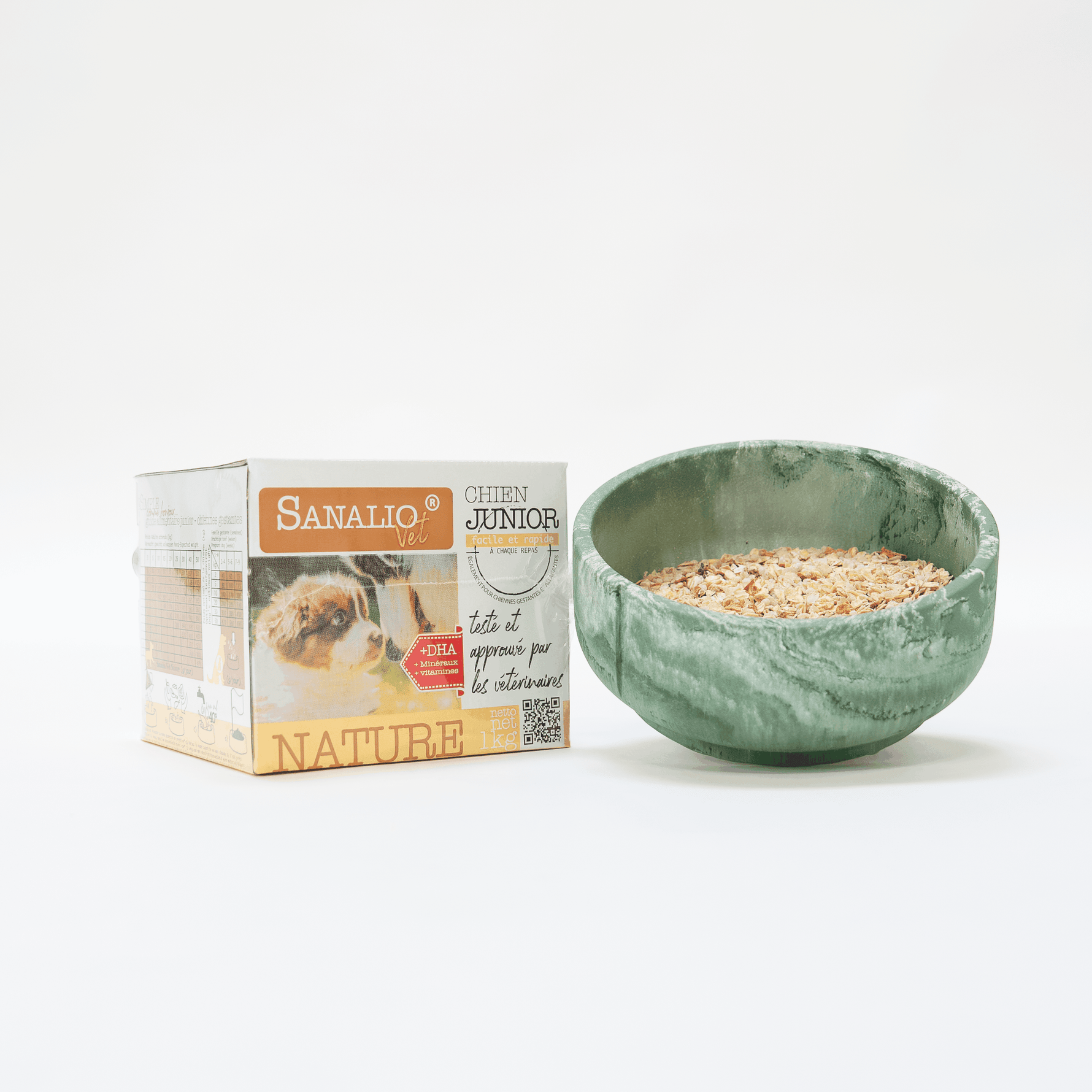 Biologische aanvullende muesli voor puppy's – Groei & spijsvertering - Sanalio.bio